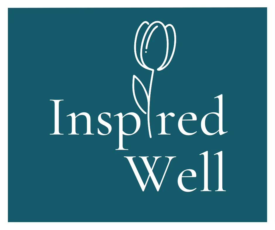 Inspired Well logo, faith-based wellness and weight loss coaching brand