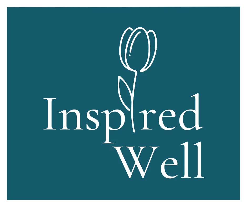 Inspired Well logo, faith-based wellness and weight loss coaching brand