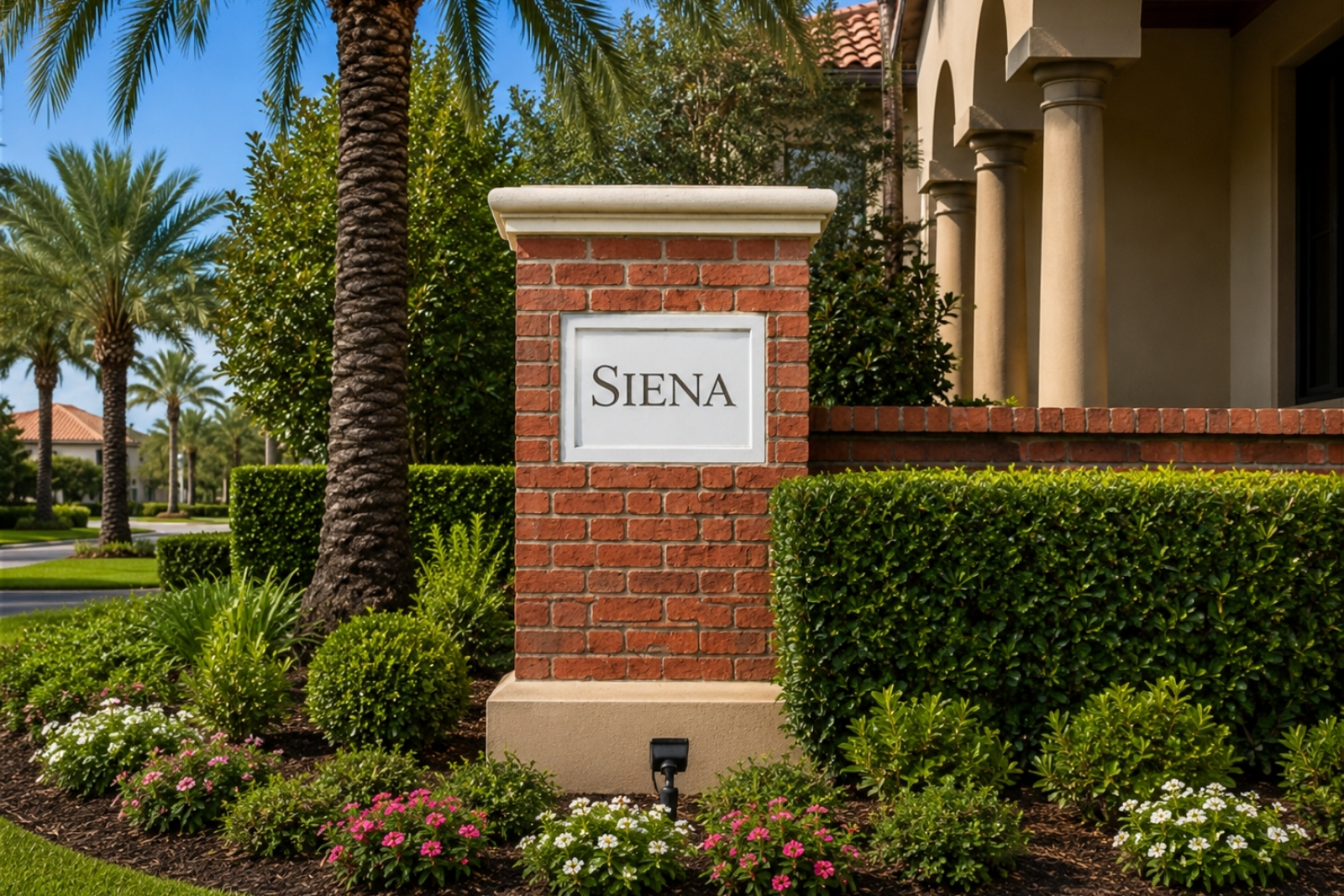 Entrance to Siena in Nocatee Town Center, Florida
