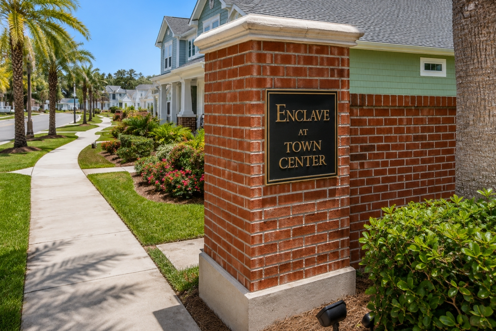 Entrance to Enclave at Town Center in Nocatee, Florida
