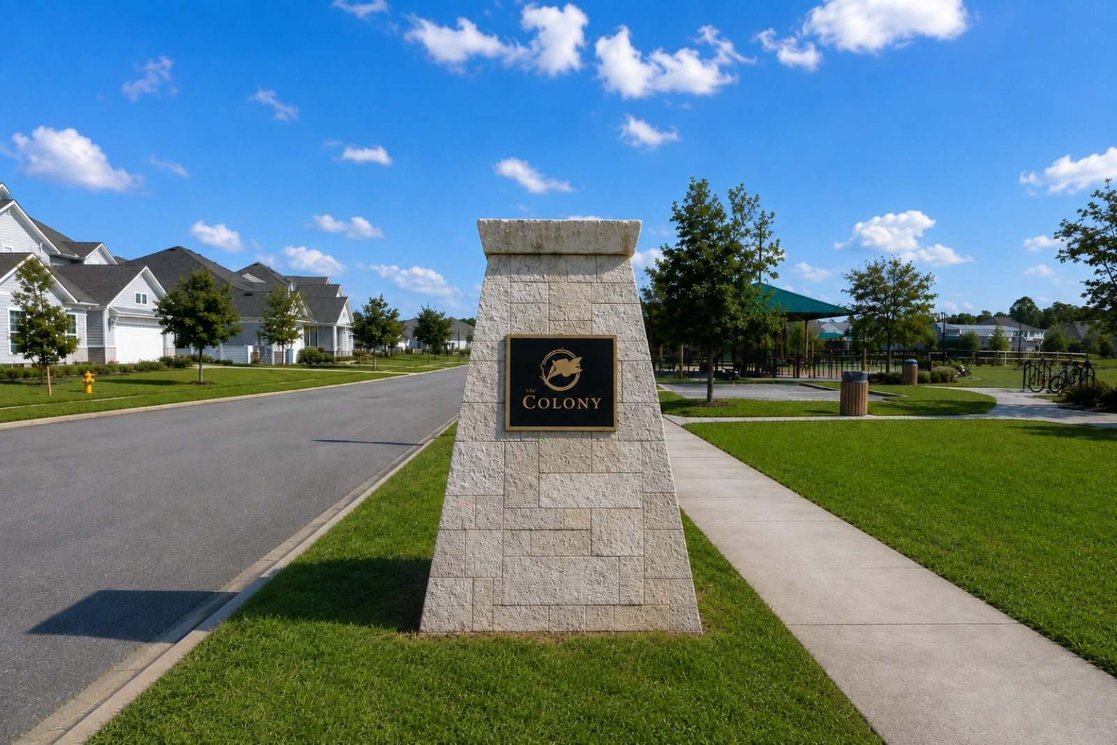 Entrance to The Colony in the Twenty Mile area of Nocatee, Florida