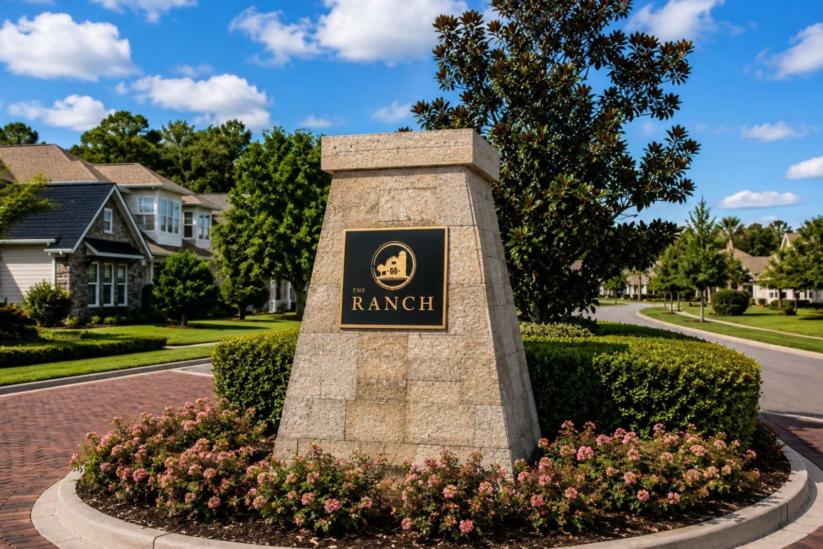Entrance to The Ranch in the Twenty Mile area of Nocatee, Florida