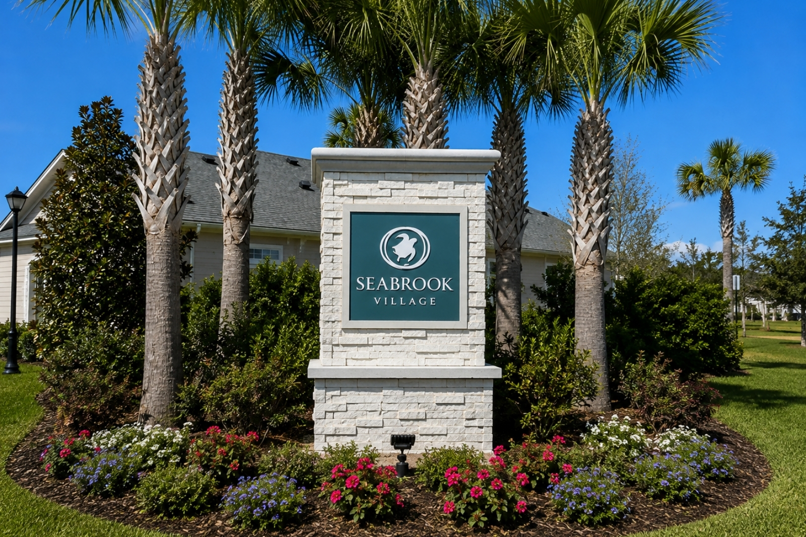 Entrance to Seabrook Village in Nocatee, Florida