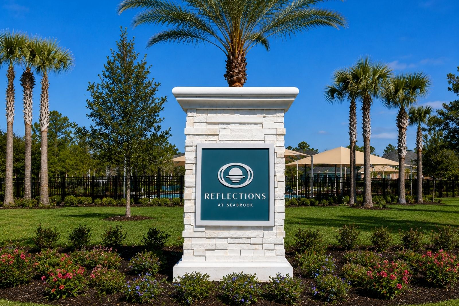 Entrance to Reflections at Seabrook in Nocatee, Florida