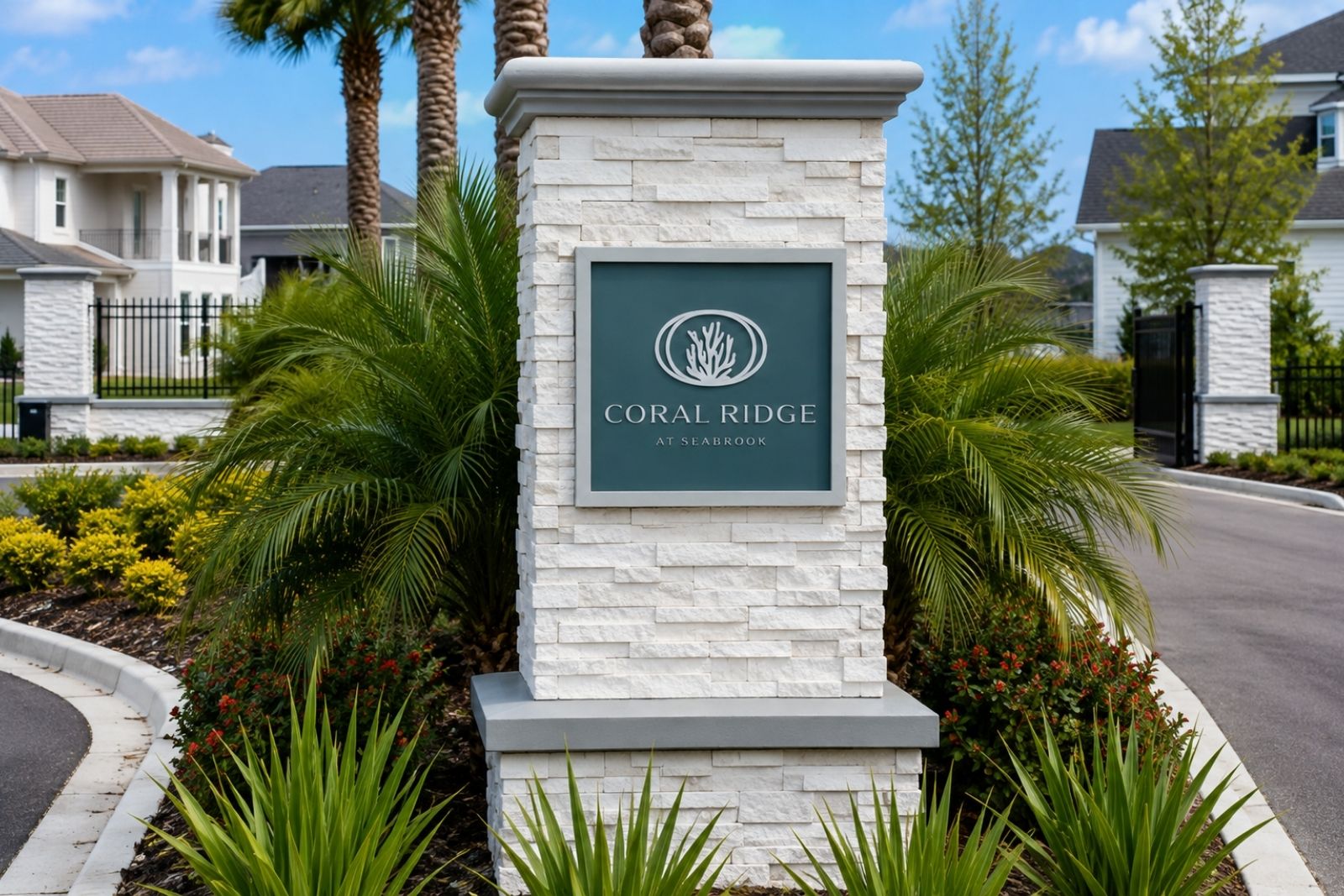 Entrance to Coral Ridge at Seabrook in Nocatee, Florida