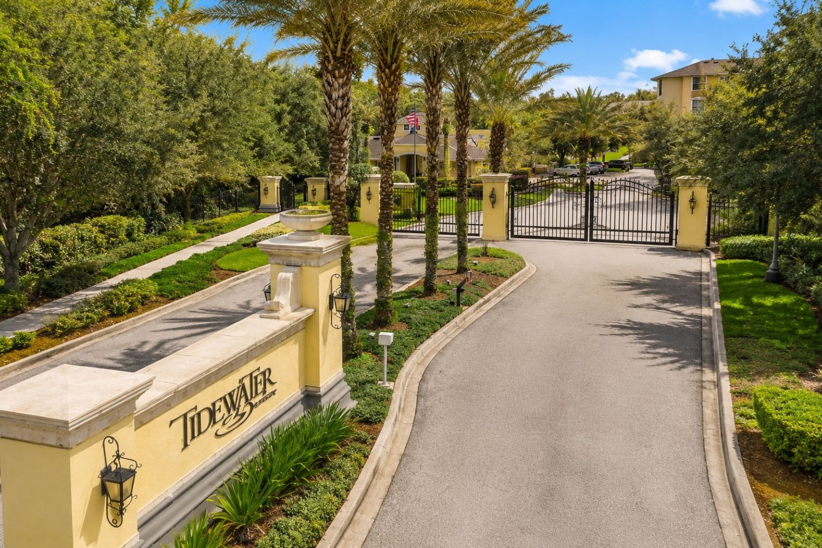Gated entrance to Tidewater at Nocatee in Ponte Vedra, Florida