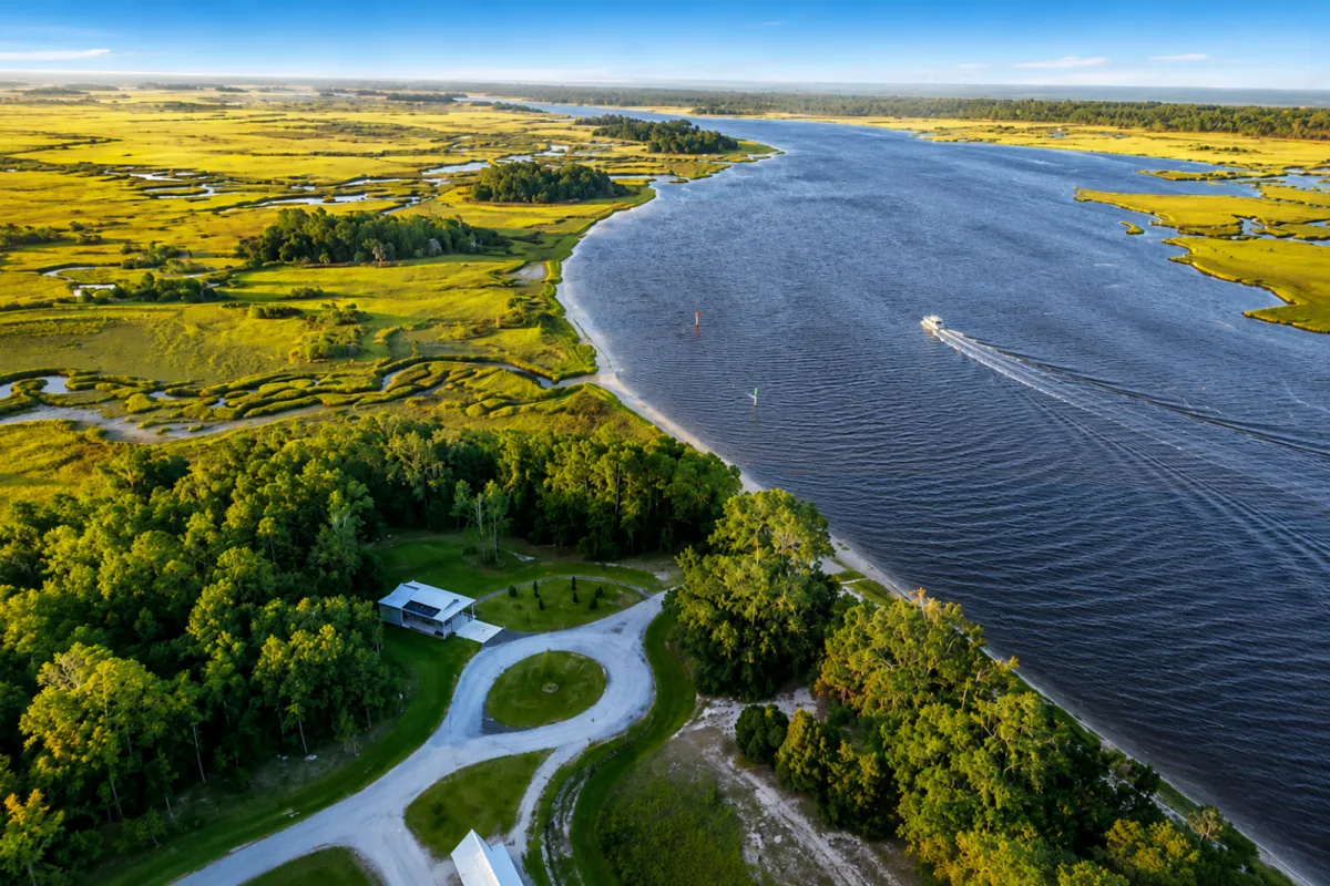 Nocatee Landing along the Intracoastal Waterway in Ponte Vedra, Florida