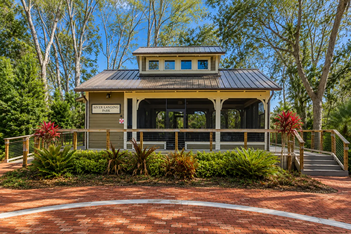 Private neighborhood pavilion at River Landing at Twenty Mile in Nocatee