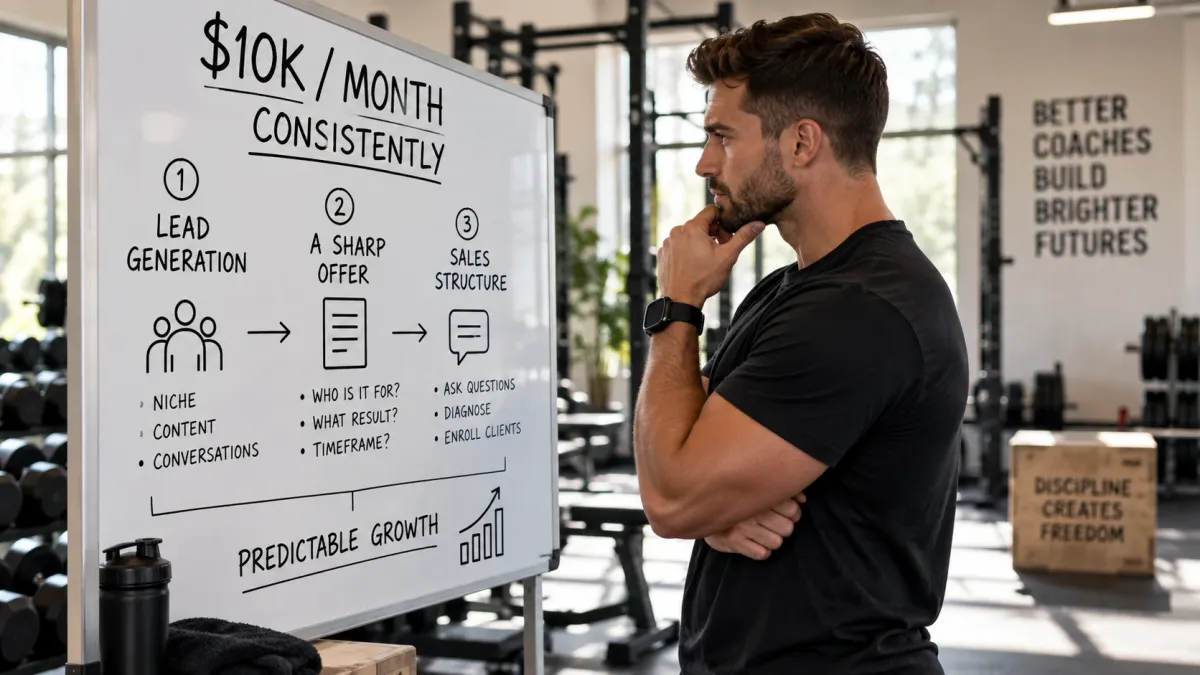How to Build a Consistent $10K/Month Fitness Business