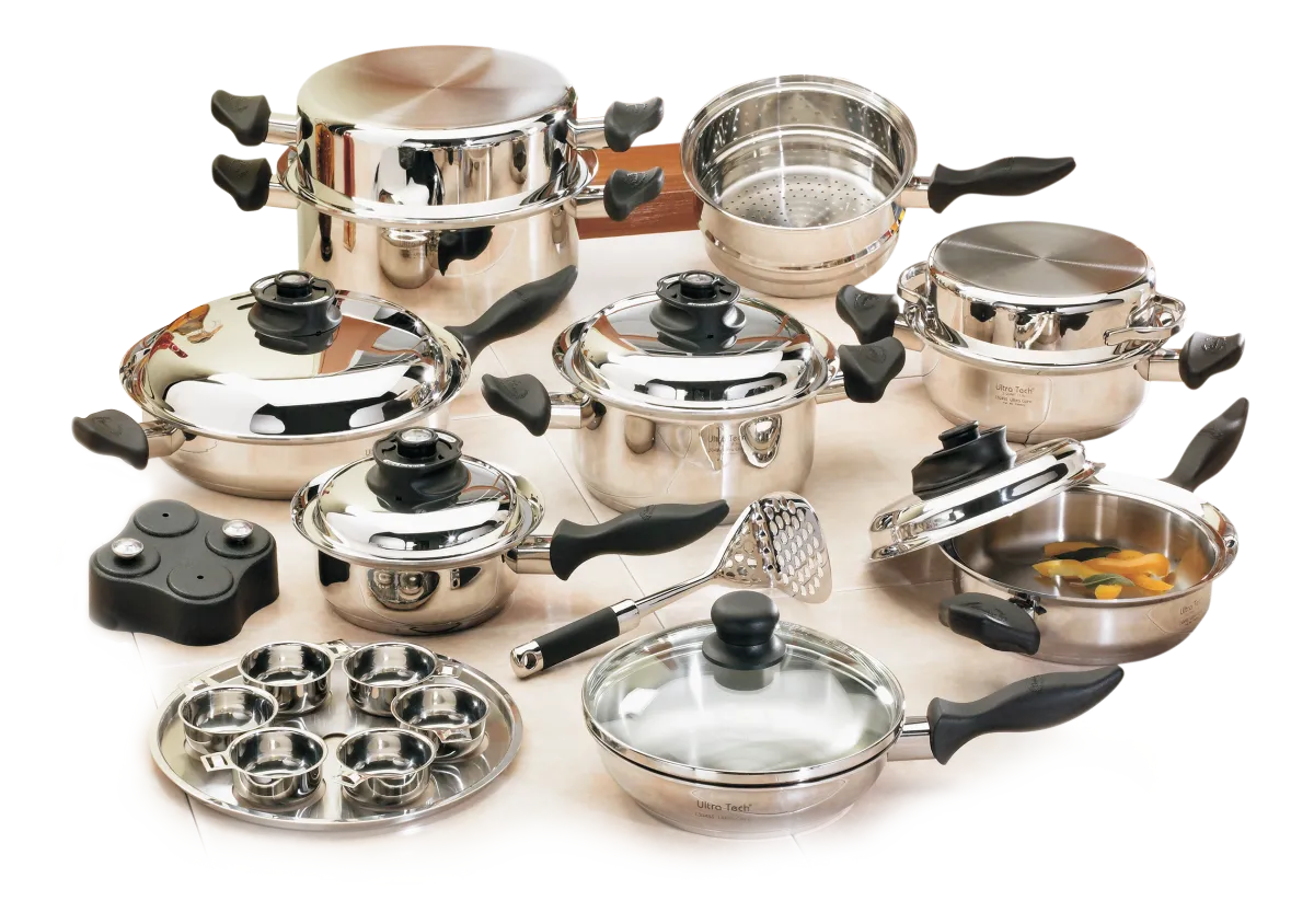 Ultra Tech Surgical Steel Cookware collection