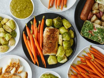 healthy food on a plate