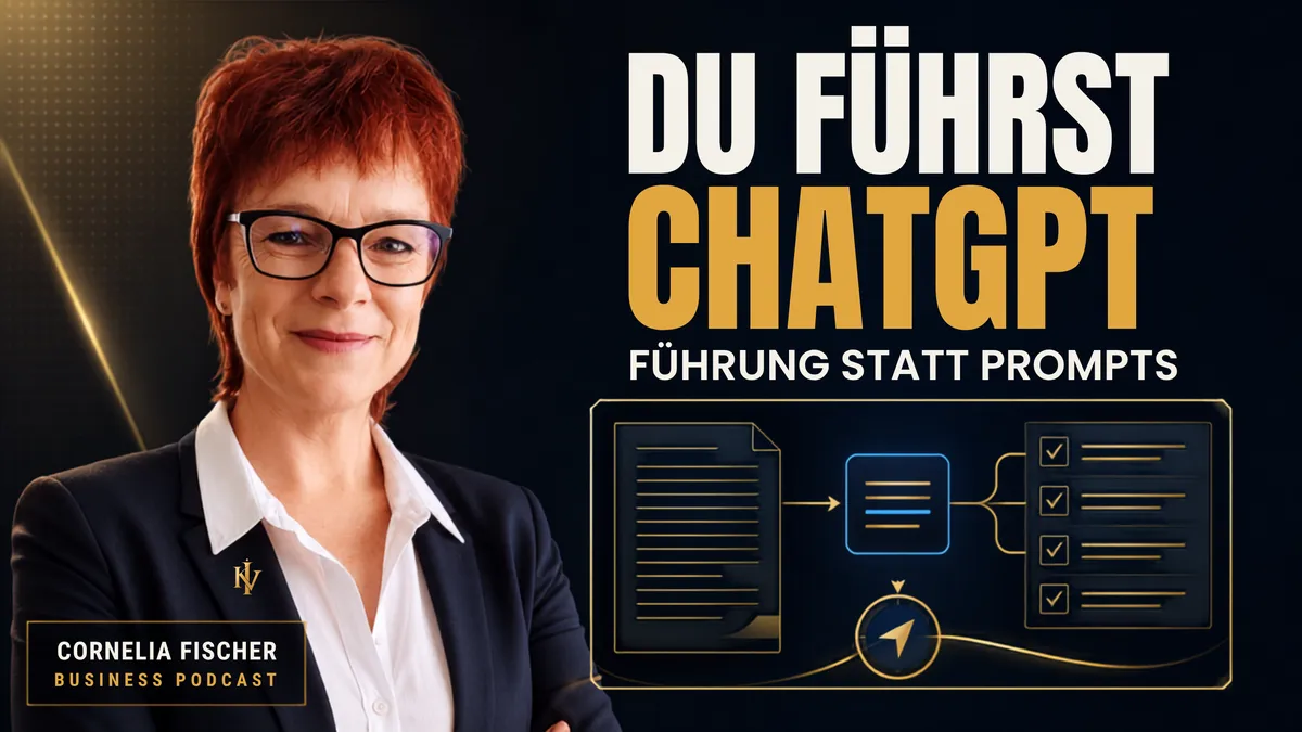Du führst ChatGPT - Führung statt Prompts