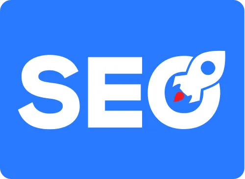 SEO graphic featuring a rocket symbolizing growth and visibility in digital marketing, emphasizing Apex Media LLC's focus on search engine optimization strategies for lead generation.