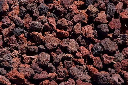 Red Lava Rock