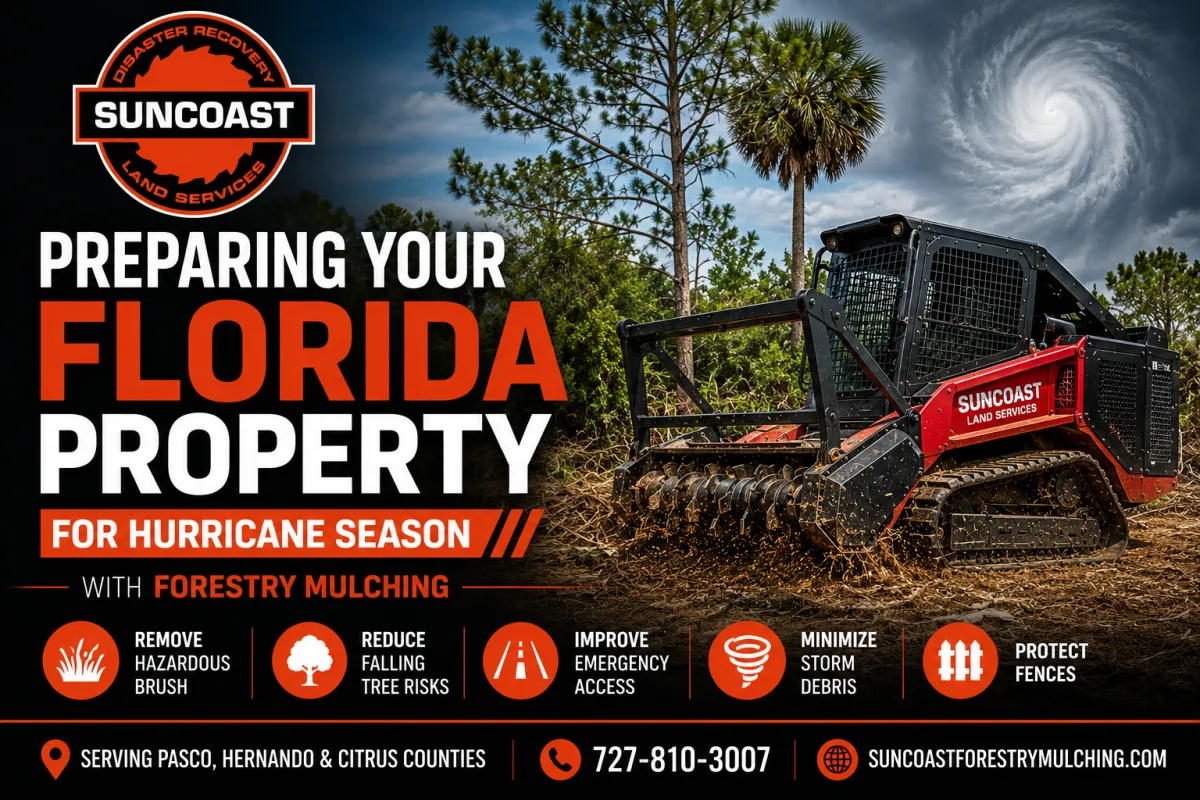 Preparing Your Florida Property for Hurricane Season | Suncoast Forestry Mulching