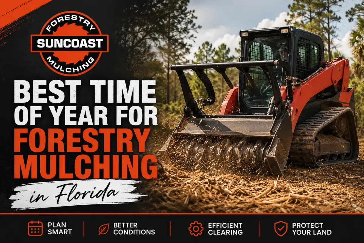 Best Time of Year for Forestry Mulching in Florida