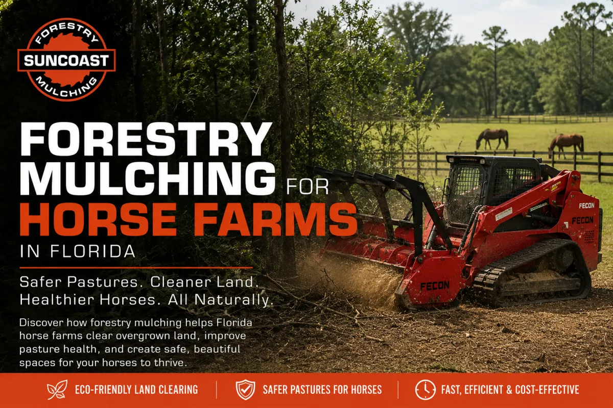 Forestry Mulching for Horse Farms in Florida