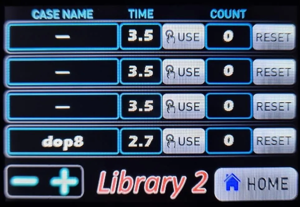 Quick Annealer controls