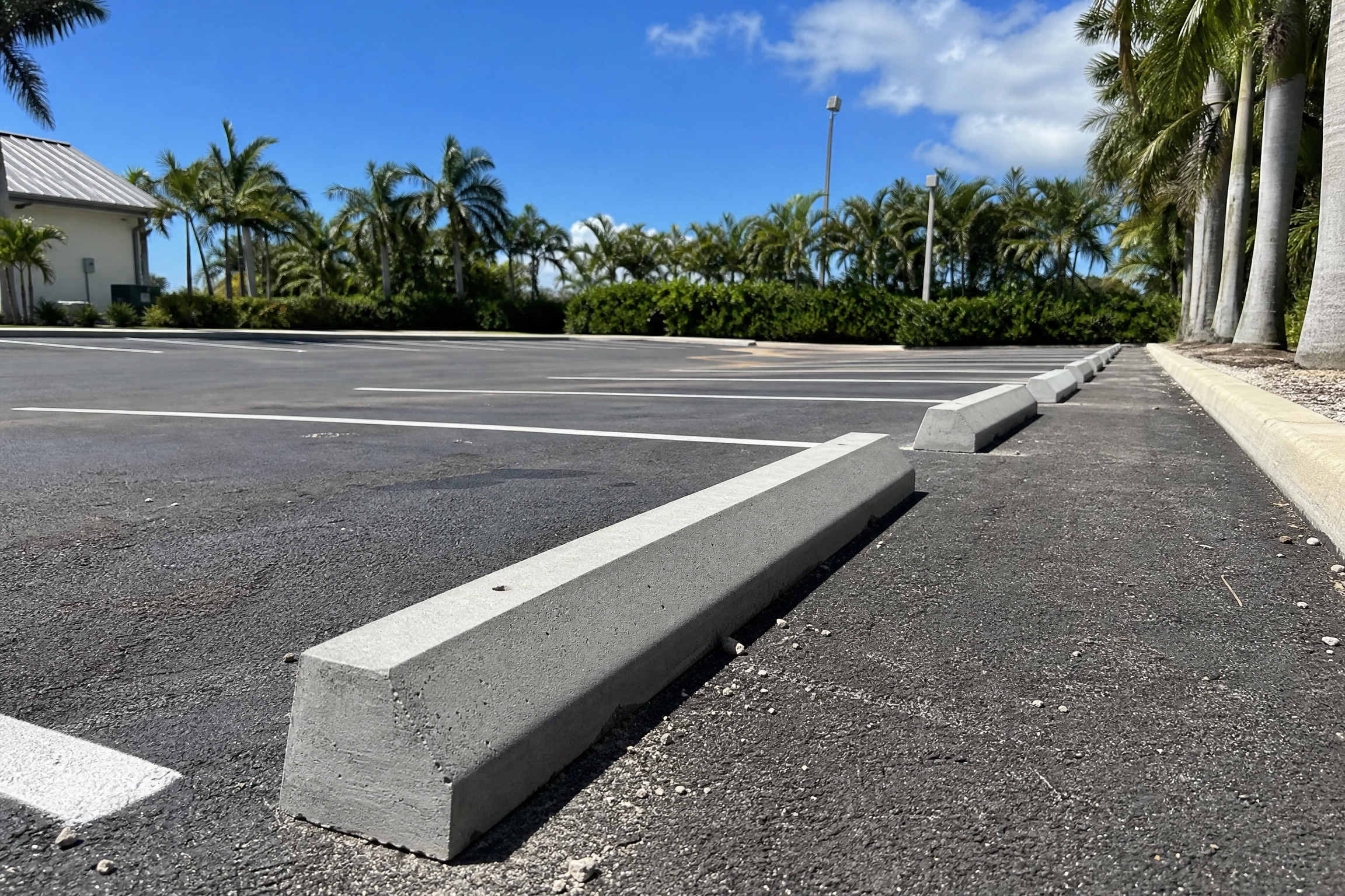 Ocala, FL Parking Stop Installation