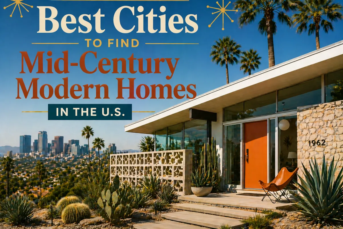 Best Cities to Find Mid-Century Modern Homes in the U.S.