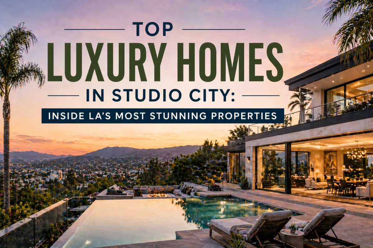 Top Luxury Homes in Studio City: Inside LA’s Most Stunning Properties