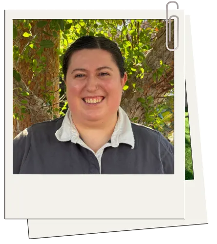 Chris, therapist at The Rosemary Tree, headshot in a photo frame.