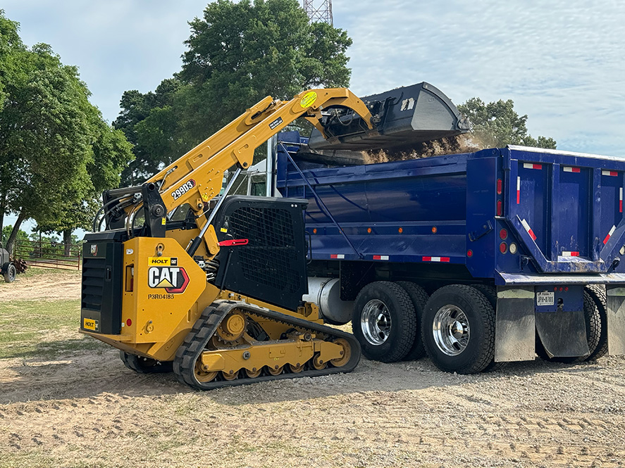 Local equipment and materials yard in Quitman, TX