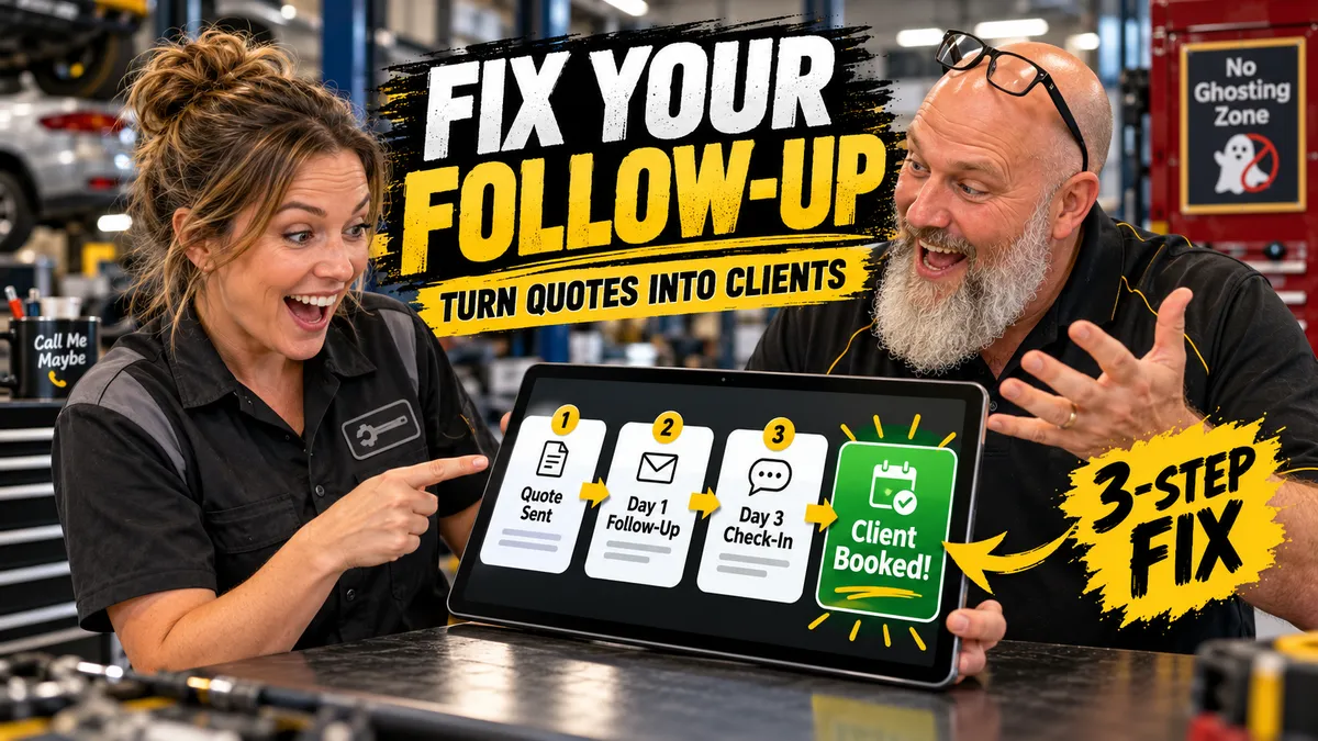 Fix Your Follow-Up: Turn Quotes Into Clients