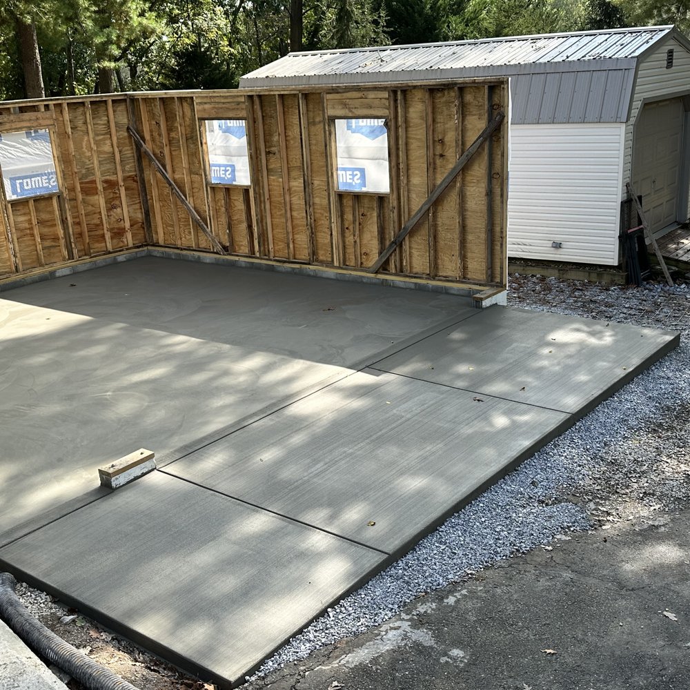Frederick Concrete builds and installs Patio
