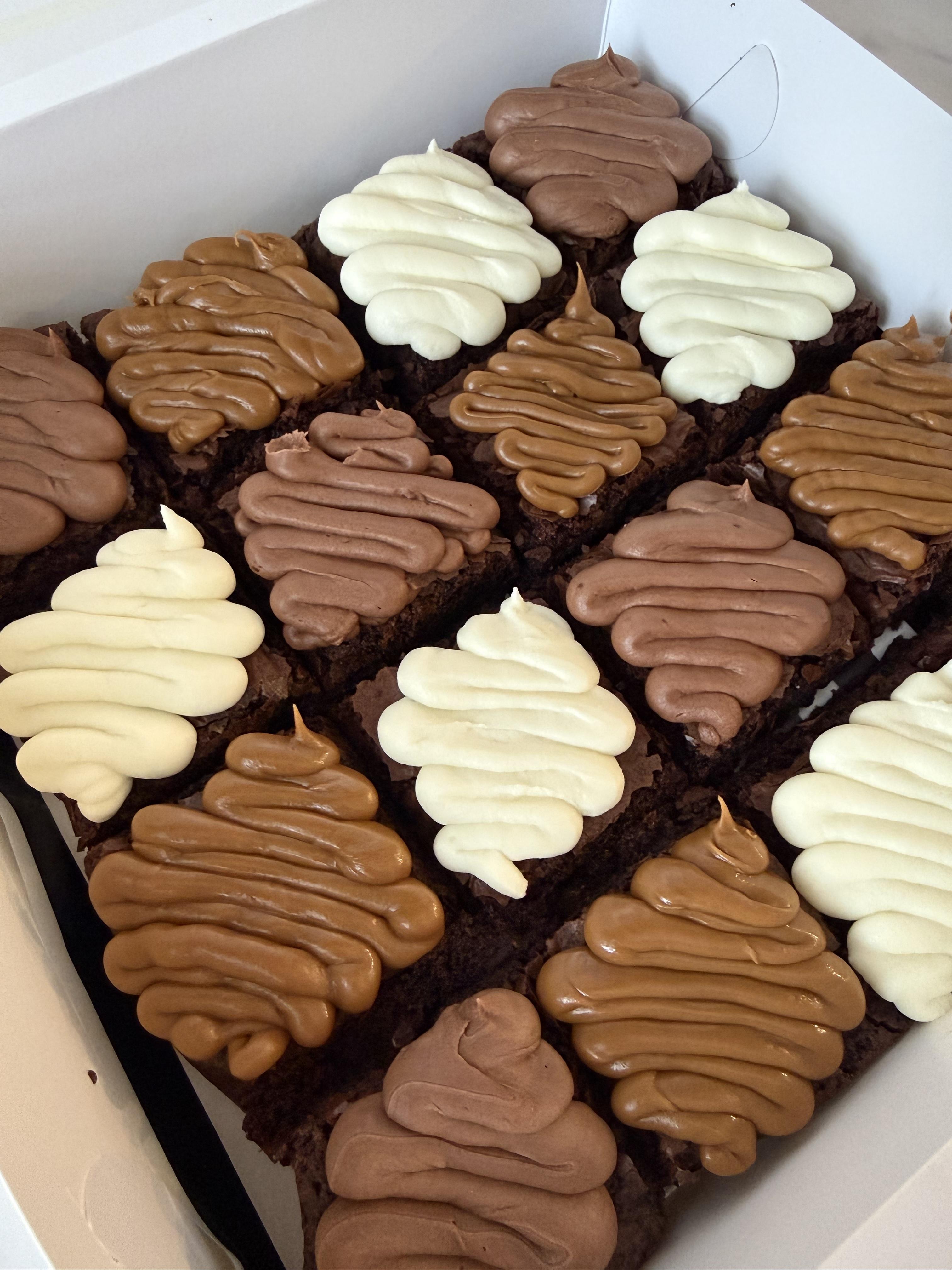 brownies with toppings