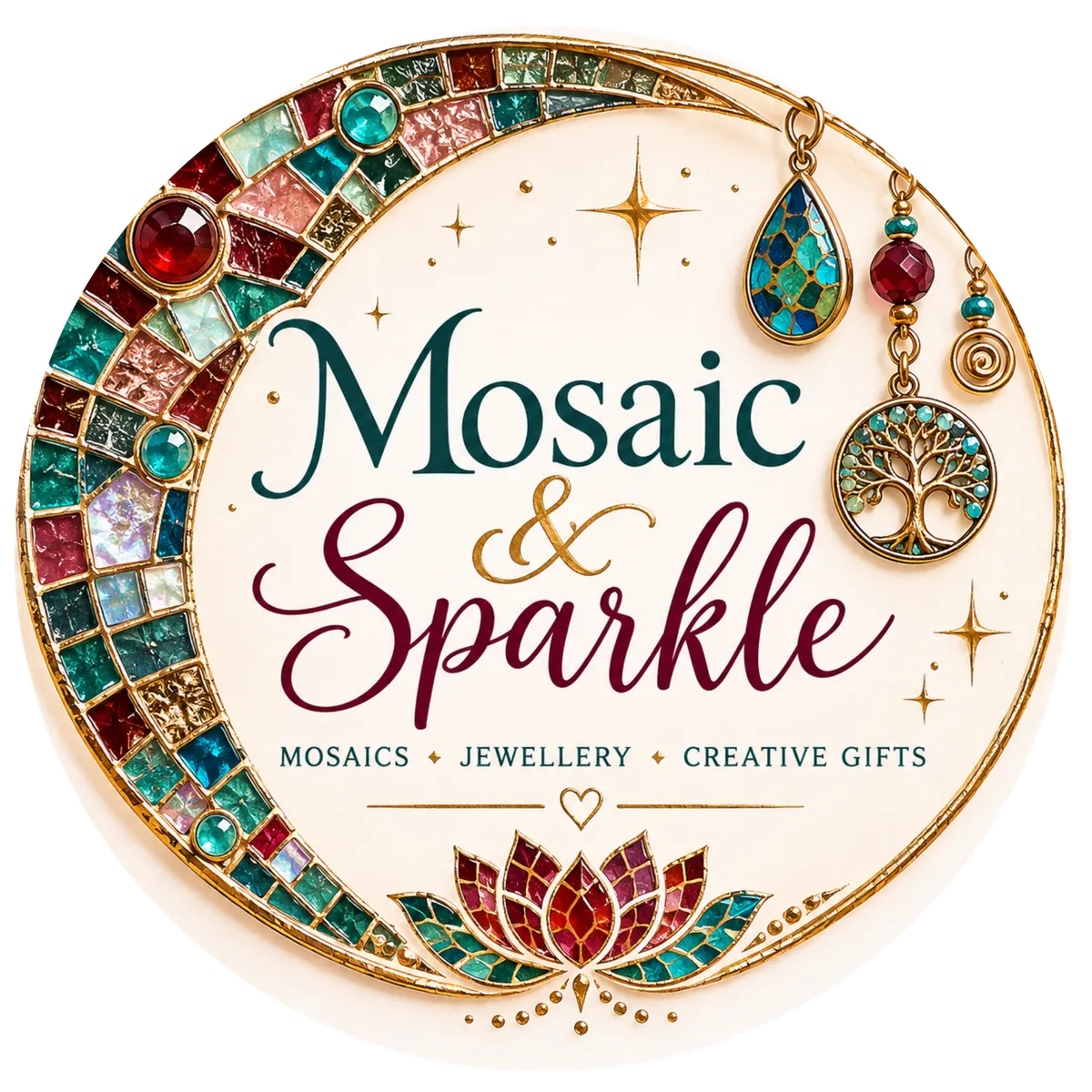 Mosaic & Sparkle Logo