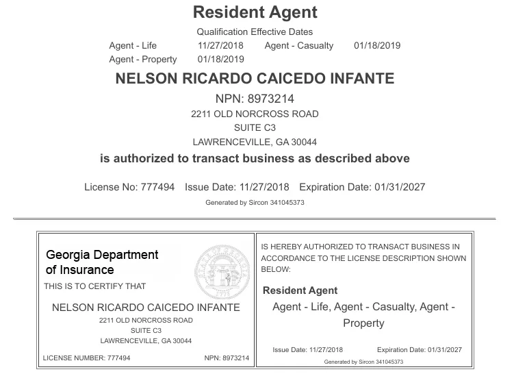 NPN Certificate