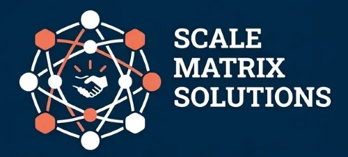 Scale Matrix Solutions official company logo Reversed Dark