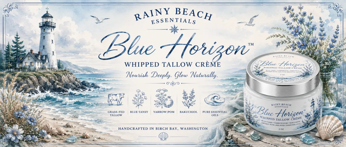 Blue Horizon Whipped Tallow + Blue Tansy