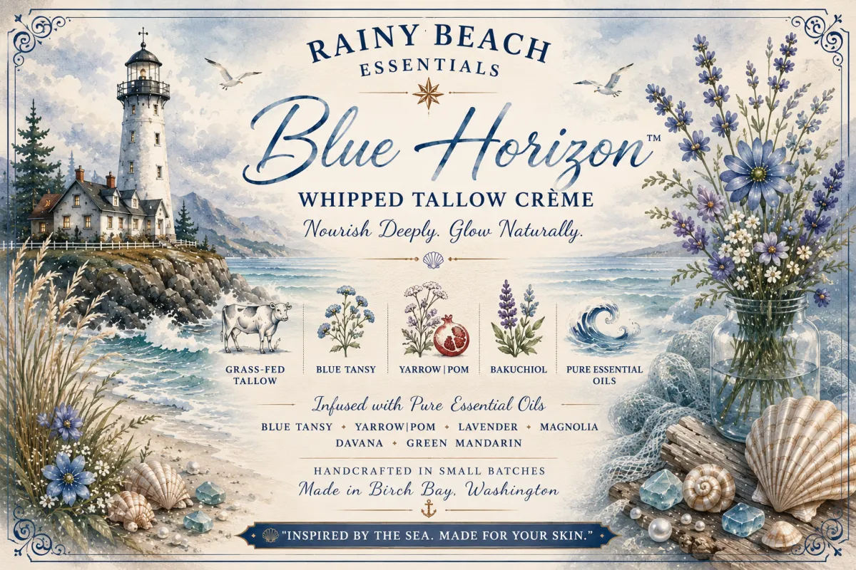 Blue Horizon Whipped Tallow + Blue Tansy