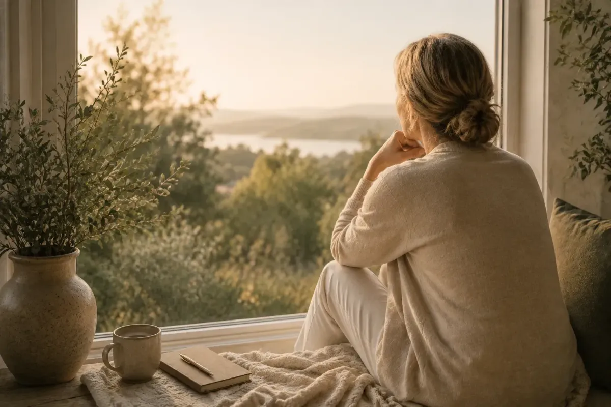 Open countryside with gentle hills, native grasses, and warm afternoon light.