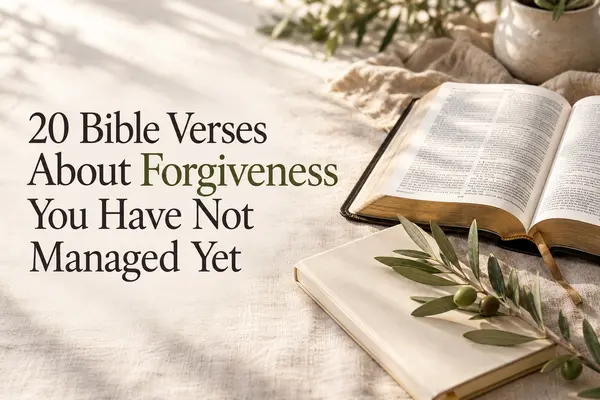 20 Bible Verses About Forgiveness You Have Not Managed Yet