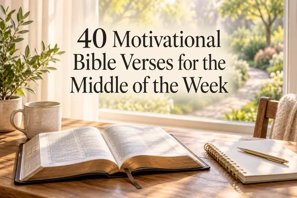 40 Motivational Bible Verses for the Middle of the Week