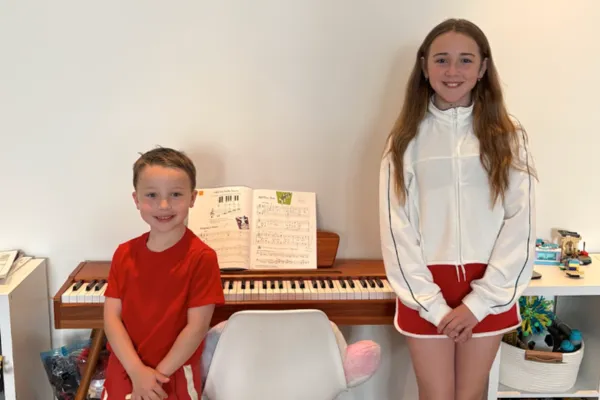 Student Spotlight: Edie & Nolan's Piano Journey