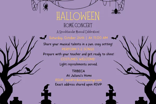 Spooky Halloween Concert at Tribeca Music Home