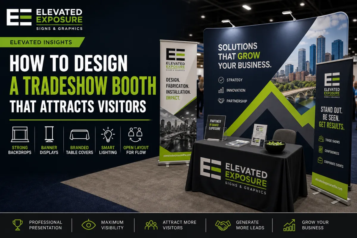 How to Design a Tradeshow Booth That Attracts Visitors