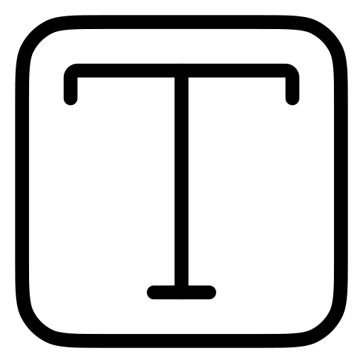 Icon of text and typography on a wall
