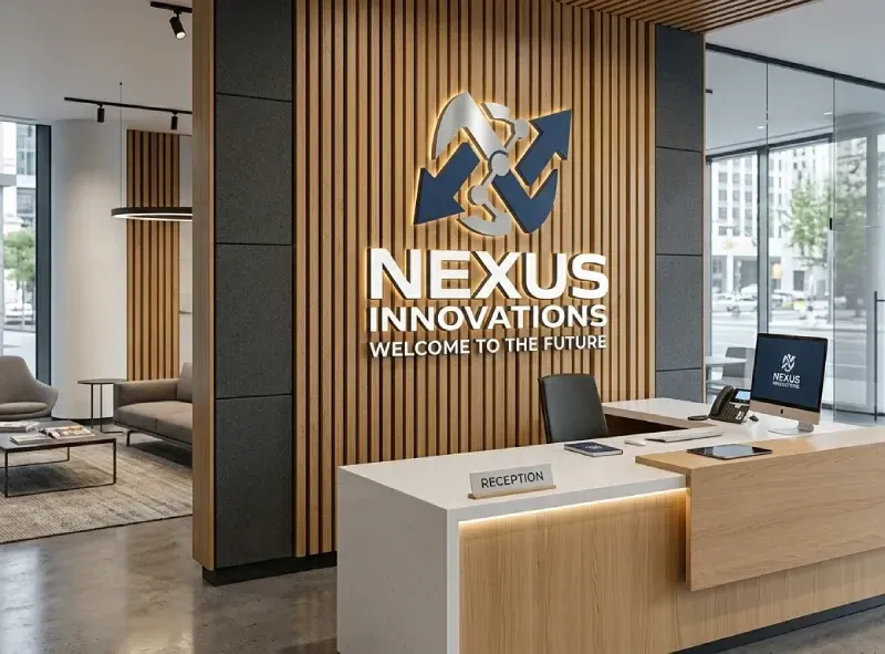 Lobby Signs and Reception Branding