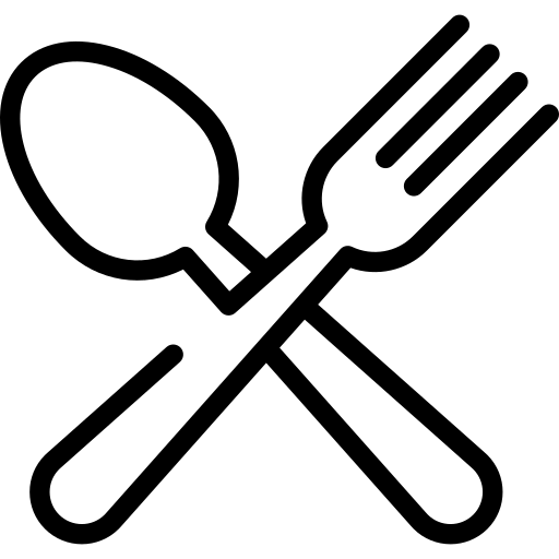 Restaurant and hospitality branding icon