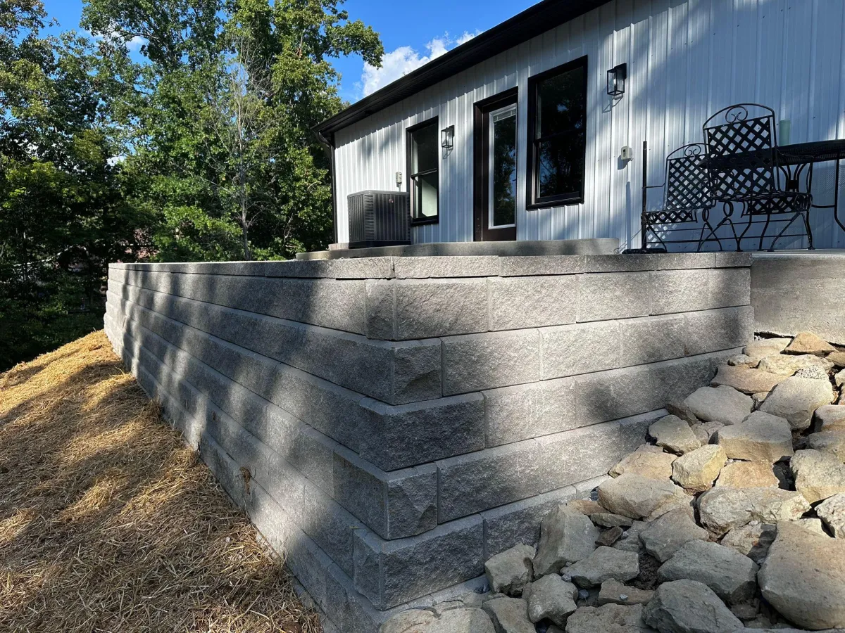 Retaining Walls built by Black Rock Contracting in Louisville