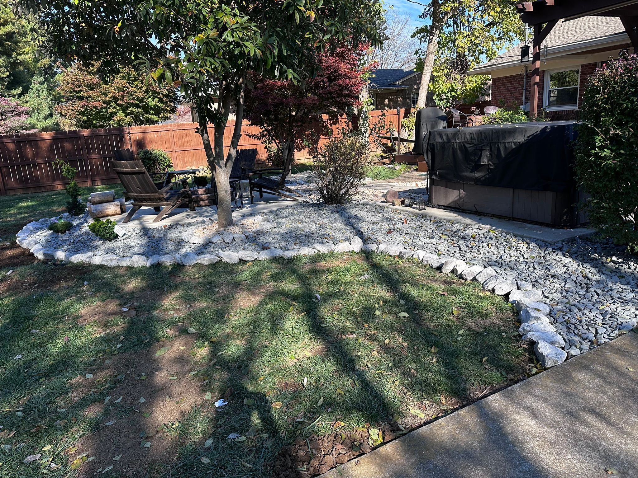 Excavation and grading for new driveway in Shepherdsville KY