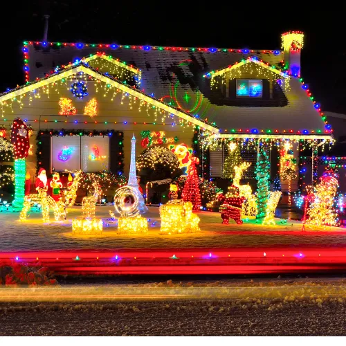 Christmas lights in Louisville