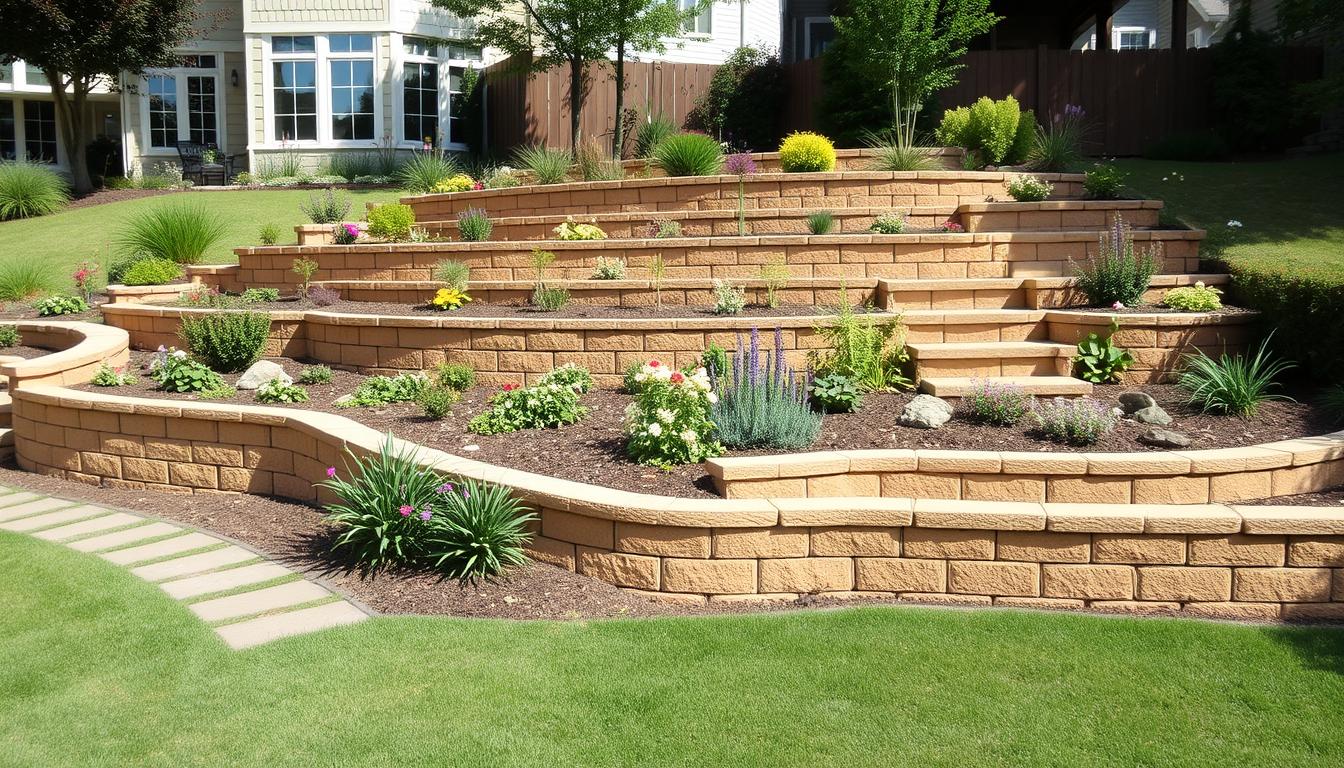 red and blue brick wall