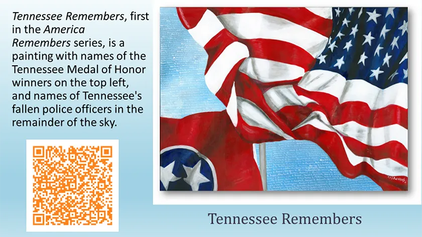 U.S.A. flag on feathers