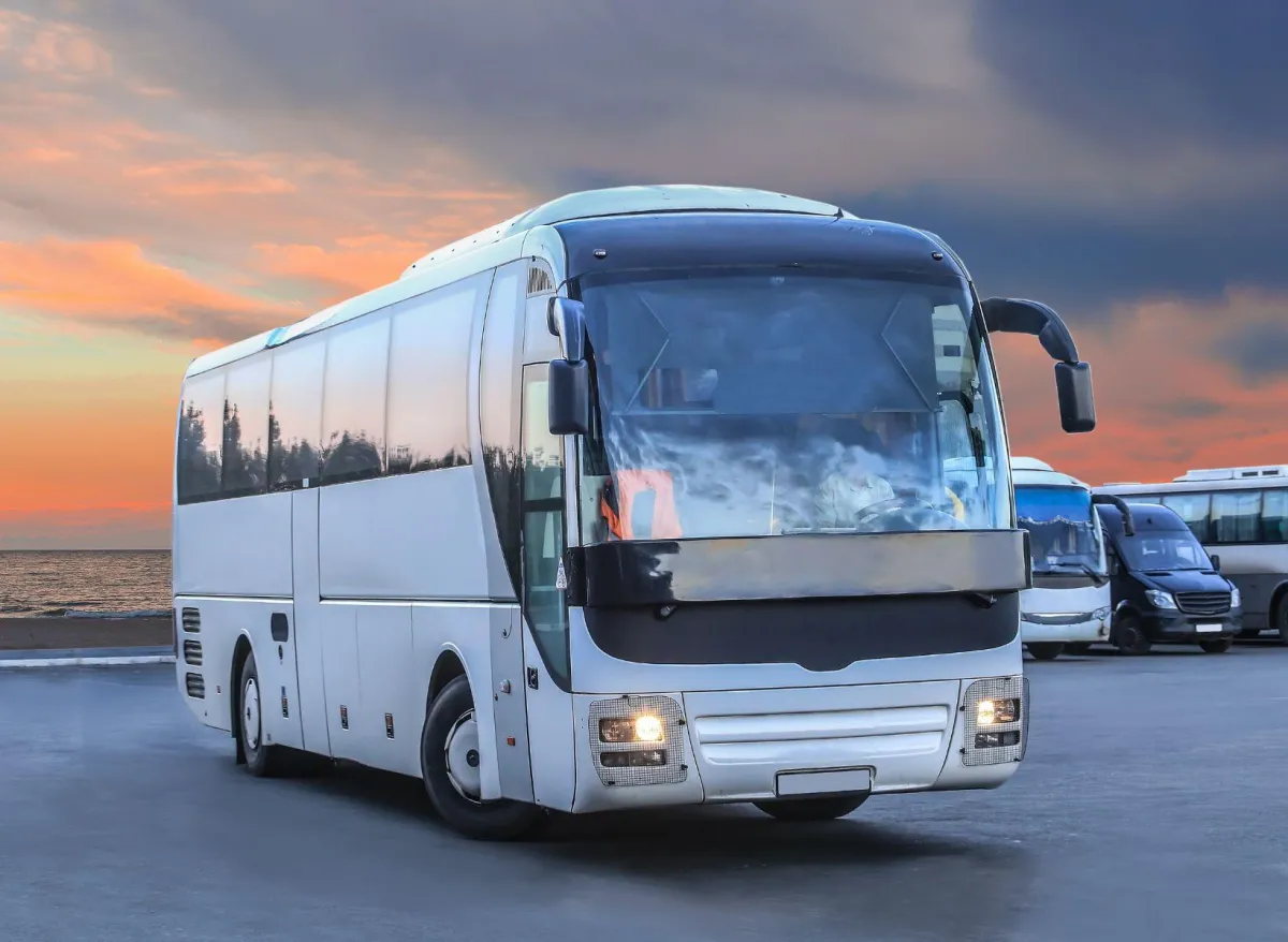 Image of a coach used for School Sports Transport